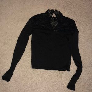 Black long sleeve shirt